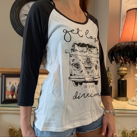 NWT Circlex Get Lost In The Right Direction Shirt - Picture 3 of 6